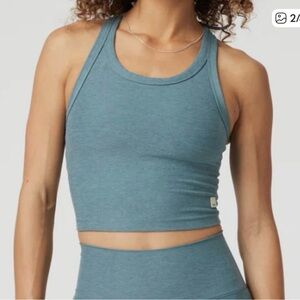 Vuori Elevation Racerback Tank - Blue Heather
